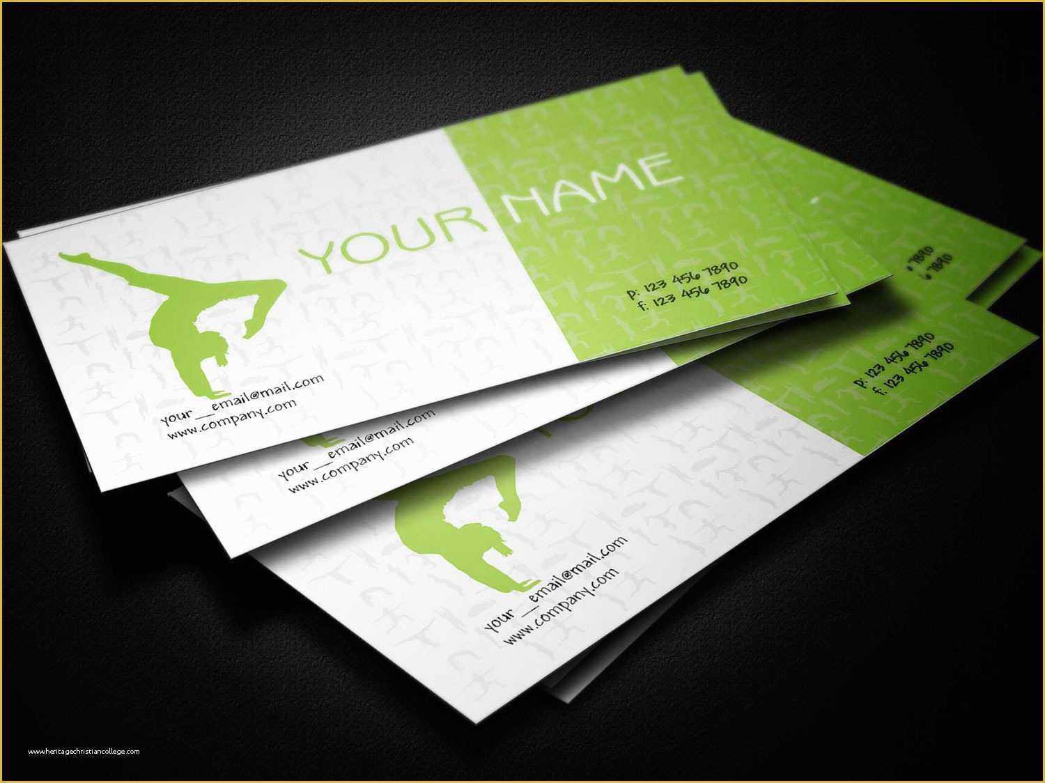 Teacher Business Cards Templates Free Of Yoga Teacher Business Card Template Business Cards Lab