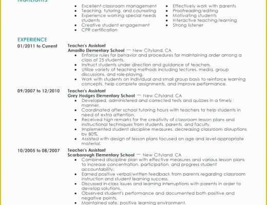 Teacher Cover Letter Template Free Of Teaching Resumes – Missnicselegantedge