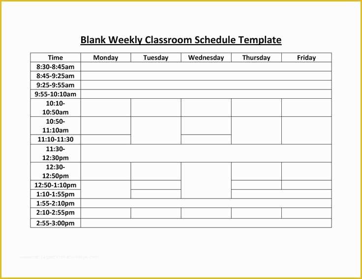 Teacher Schedule Template Free Of Best 25 Printable Blank Calendar Ideas On Pinterest