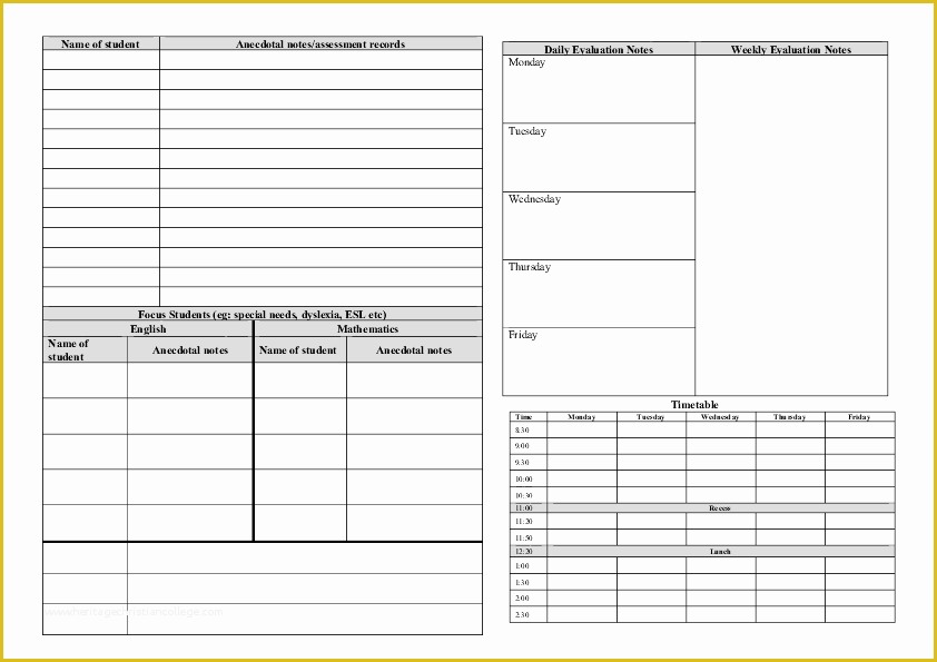 Teacher Schedule Template Free Of Here is A Template that Can Help with Your Daily Planning