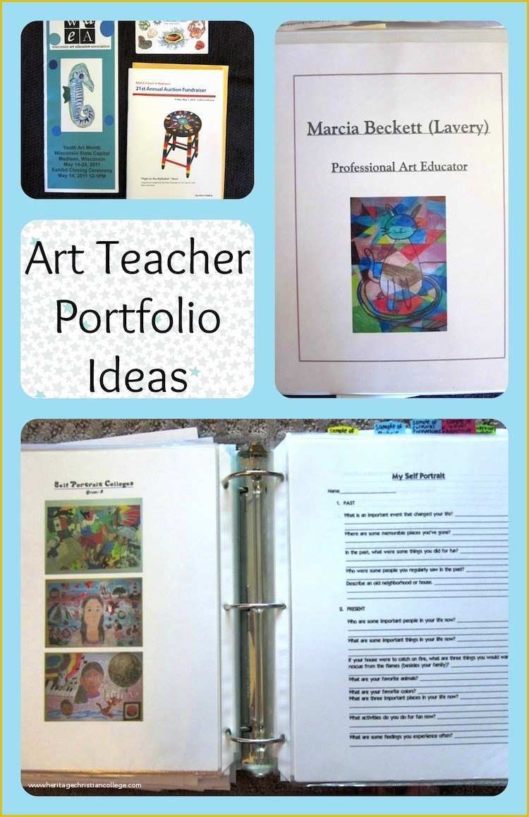 Teaching Portfolio Template Free Of Art Teacher Portfolio Ideas for An Interview – Art is