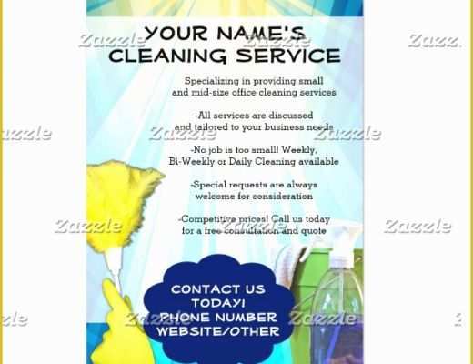 Tear Off Flyer Template Free Of Free Cleaning Business Flyer Templates Tear F Tabs