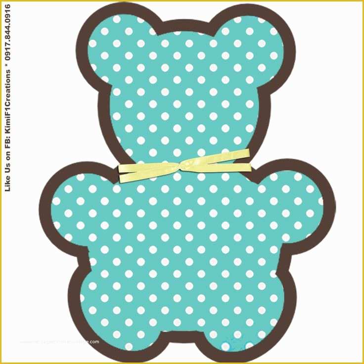 Teddy Bear Baby Shower Invitations Templates Free Of 136 Best Teddy Bear Images On Pinterest