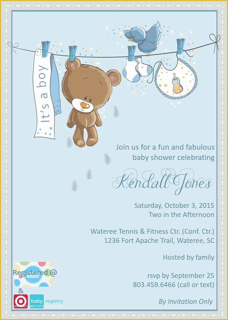 Teddy Bear Baby Shower Invitations Templates Free Of Best 25 Bear Baby Showers Ideas On Pinterest