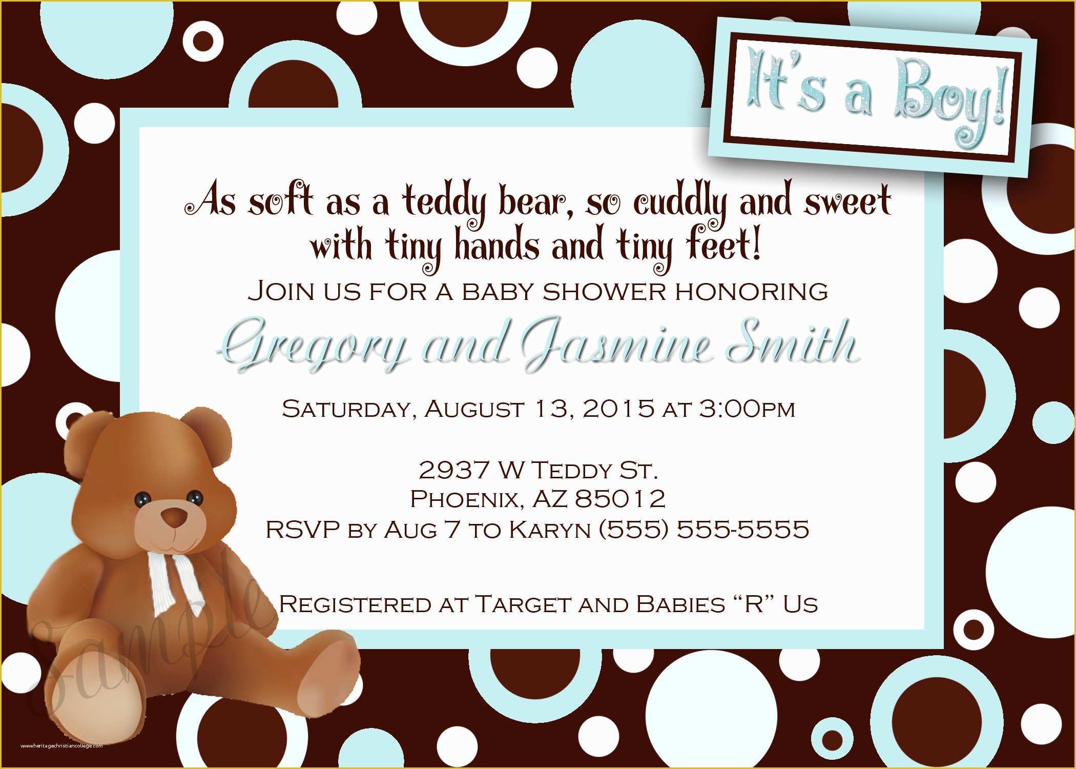 Teddy Bear Baby Shower Invitations Templates Free Of Teddy Bear Baby Shower Invitations Yourweek Fc7c14eca25e