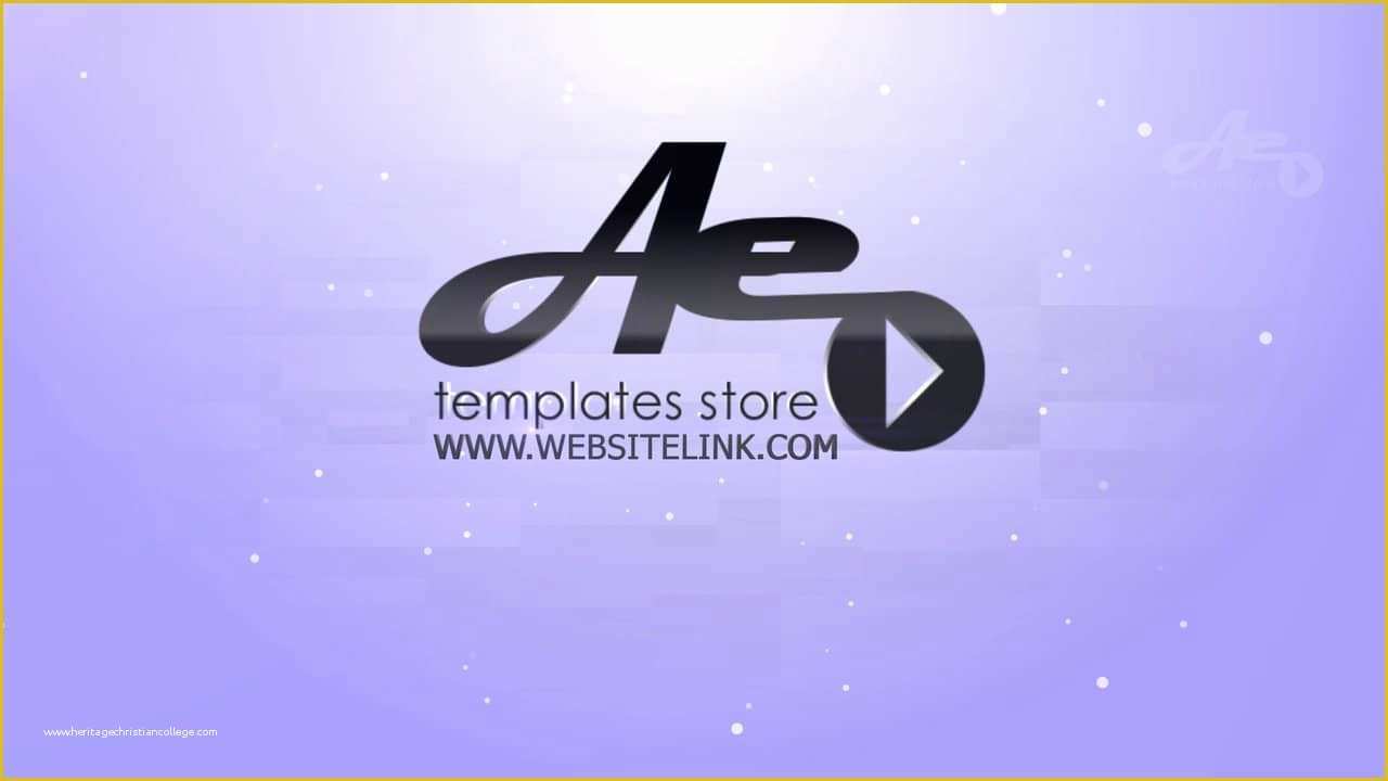 Template Bumper after Effect Free Of Particle Logo Bumper after Effects Project On Vimeo