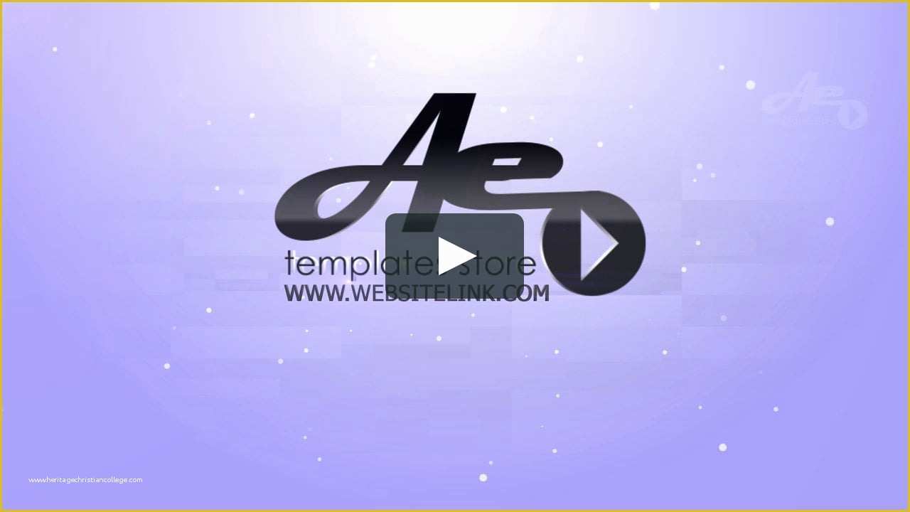 Template Bumper after Effect Free Of Particle Logo Bumper after Effects Project On Vimeo