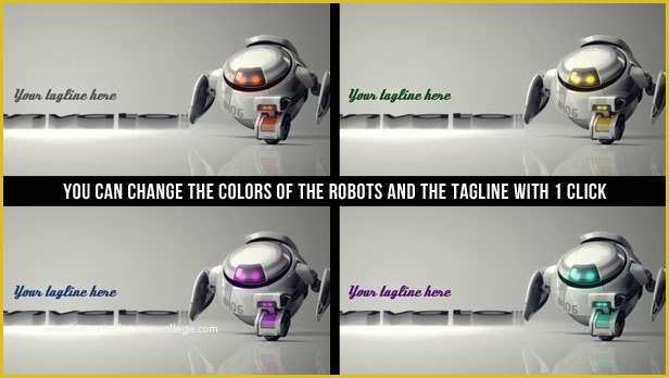 Template Bumper after Effect Free Of Robots 3d Logo Bumpers after Effects Project Videohive