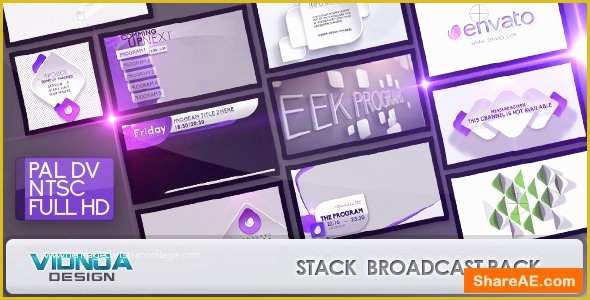 Template Bumper after Effect Free Of Videohive Stack Broadcast Package Free after Effects