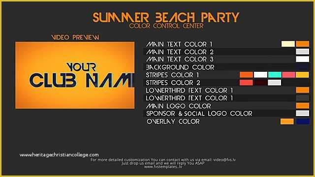 Template Bumper after Effect Free Of Videohive Summer Beach Party Free after Effects