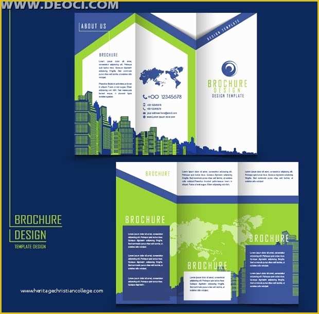Template for Brochure Design Free Download Of Advertising Brochure Design Templates Ai Download Deoci