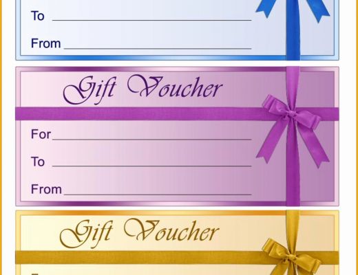 Template Free Download Of Perfect format Samples Of Gift Voucher and Certificate
