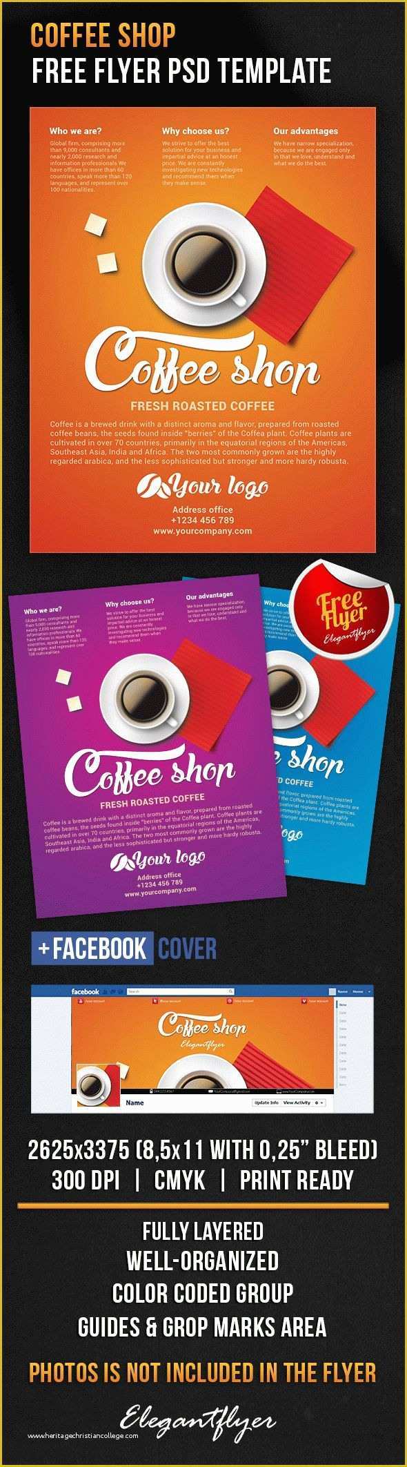 Template Shop Free Of Coffee Shop – Free Flyer Psd Template – by Elegantflyer