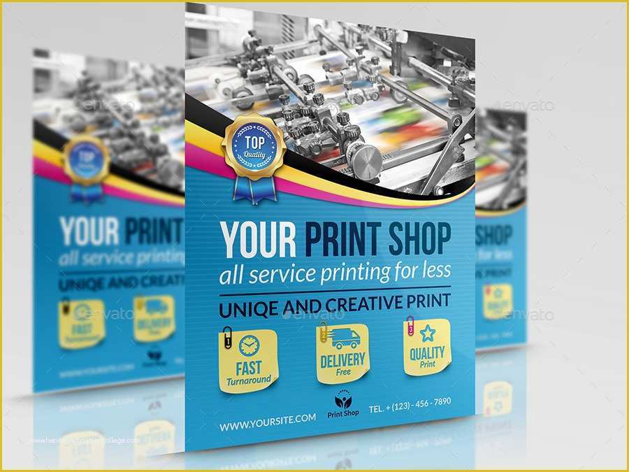 Template Shop Free Of Print Shop Flyer Template by Ow