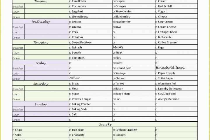 Template Shop Free Of Shop Better with This Awesome Grocery List Template Vatansun