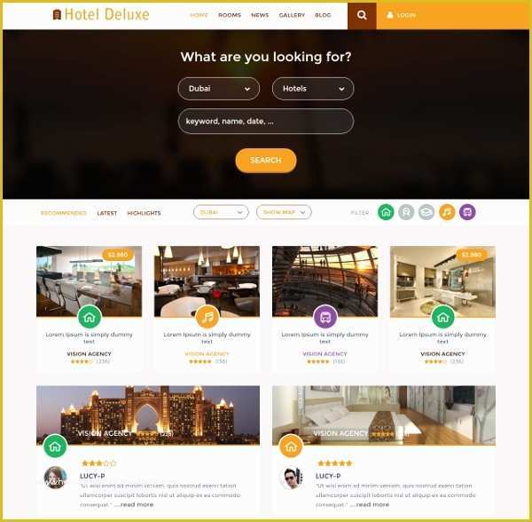 Template Wordpress Free Of 14 Free Hotels & Restaurants Wordpress themes & Templates