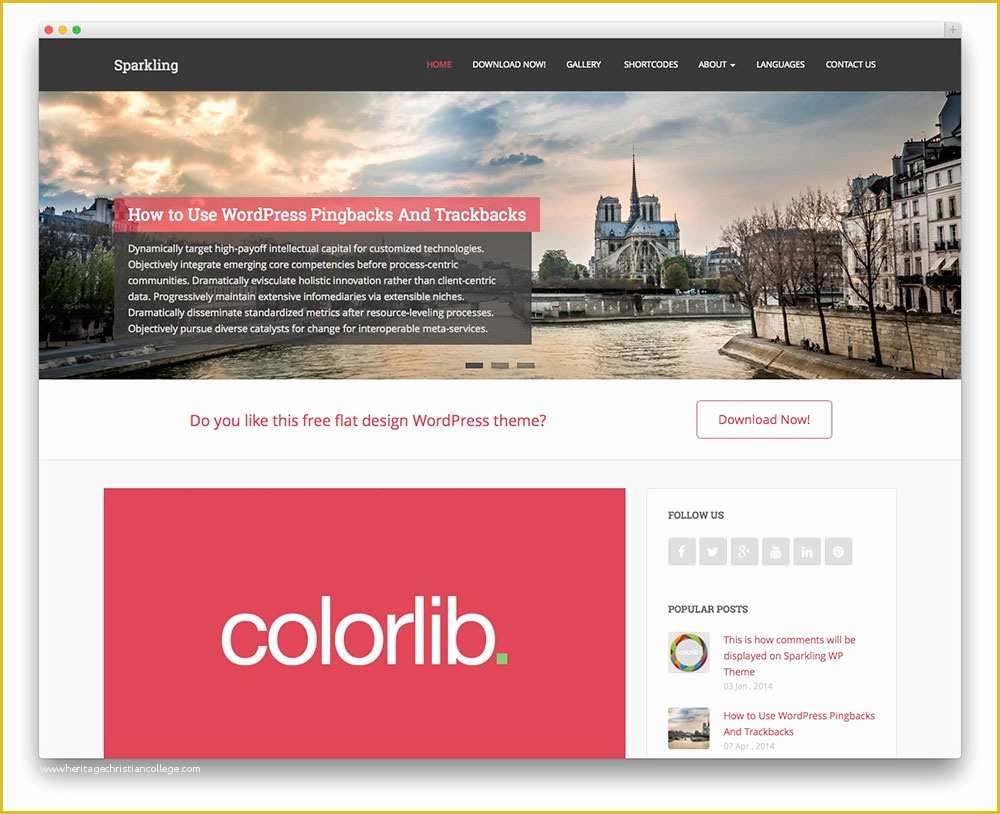 Template Wordpress Free Of 50 Best Free Responsive Wordpress themes 2019 Colorlib