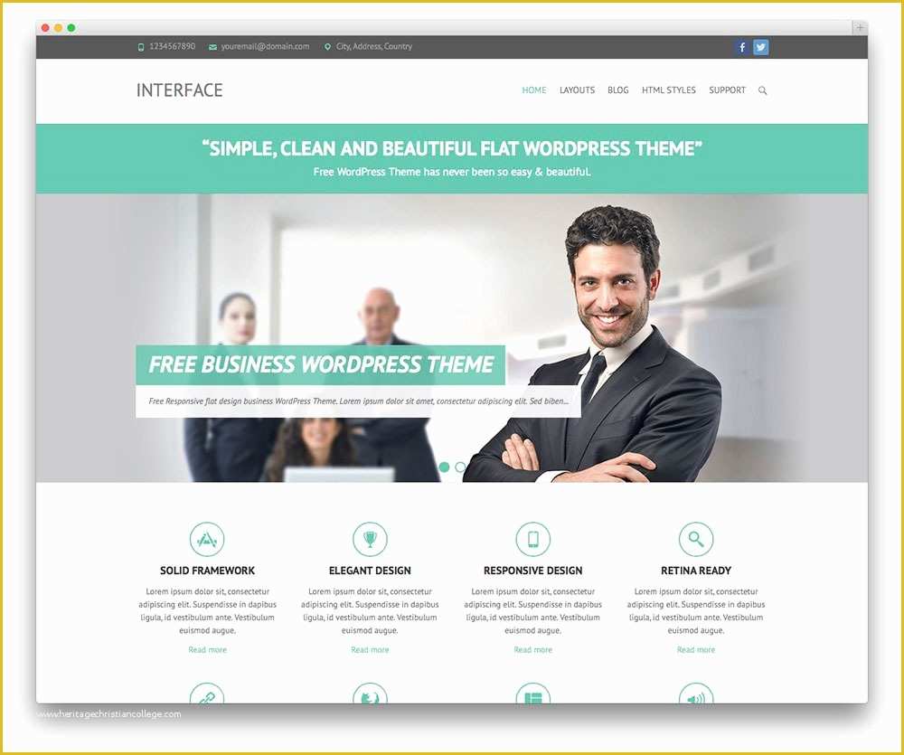 Template Wordpress Free Responsive Of Best Wordpress Templates