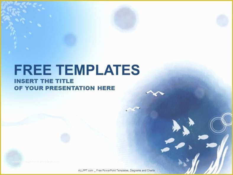 Templates Powerpoint Free Download Of Ocean Water Powerpoint Templates Design Download Free