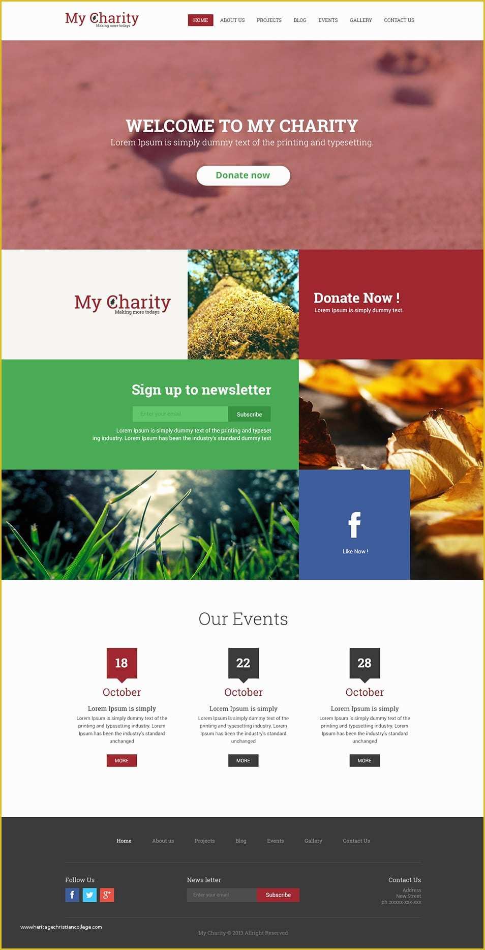 Templates Web Free Of Charity Website Template Psd › Free Web Templates Css Author