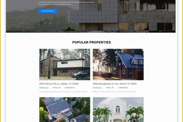 Templates Web Free Of Free Website Template Real Estate