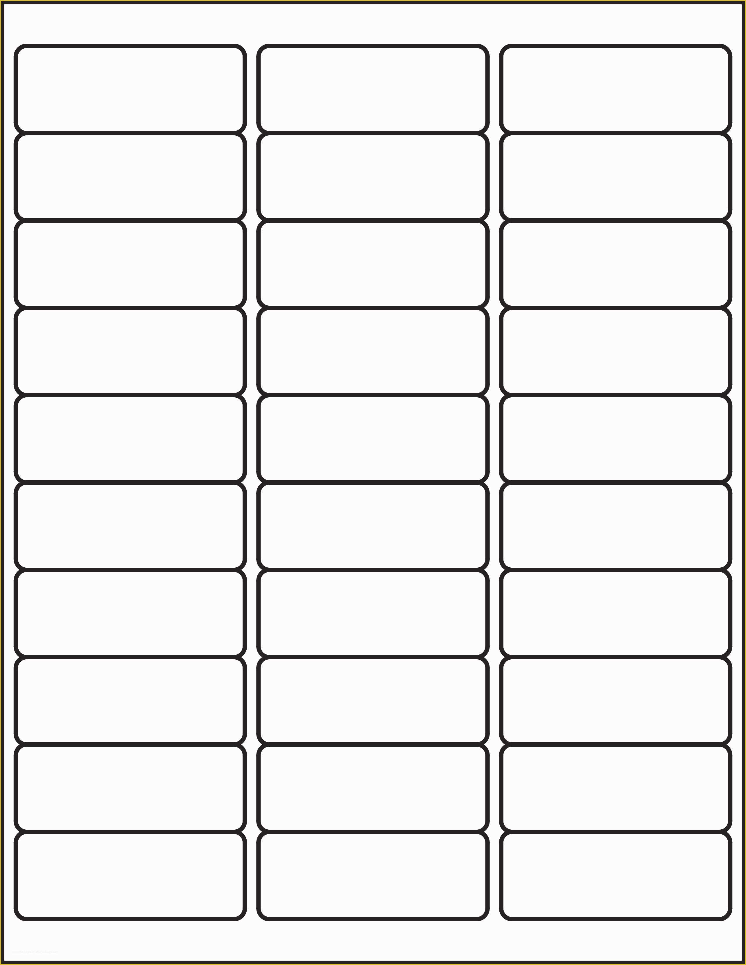 Label Template In Word