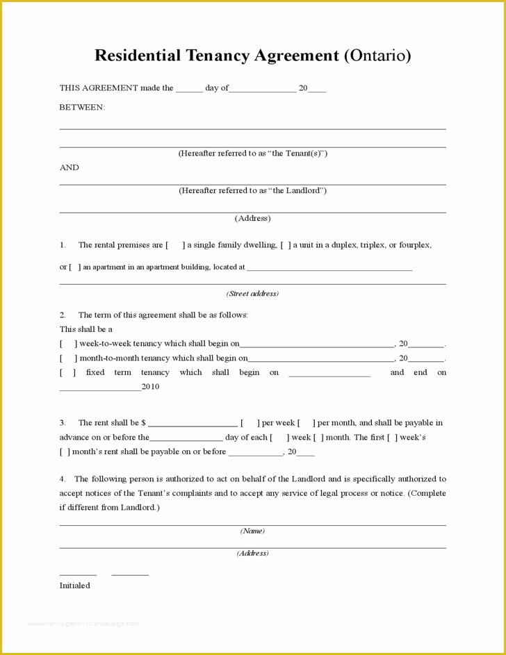 Tenancy Agreement form Template Free Of Residential Tenancy Agreement Free Download