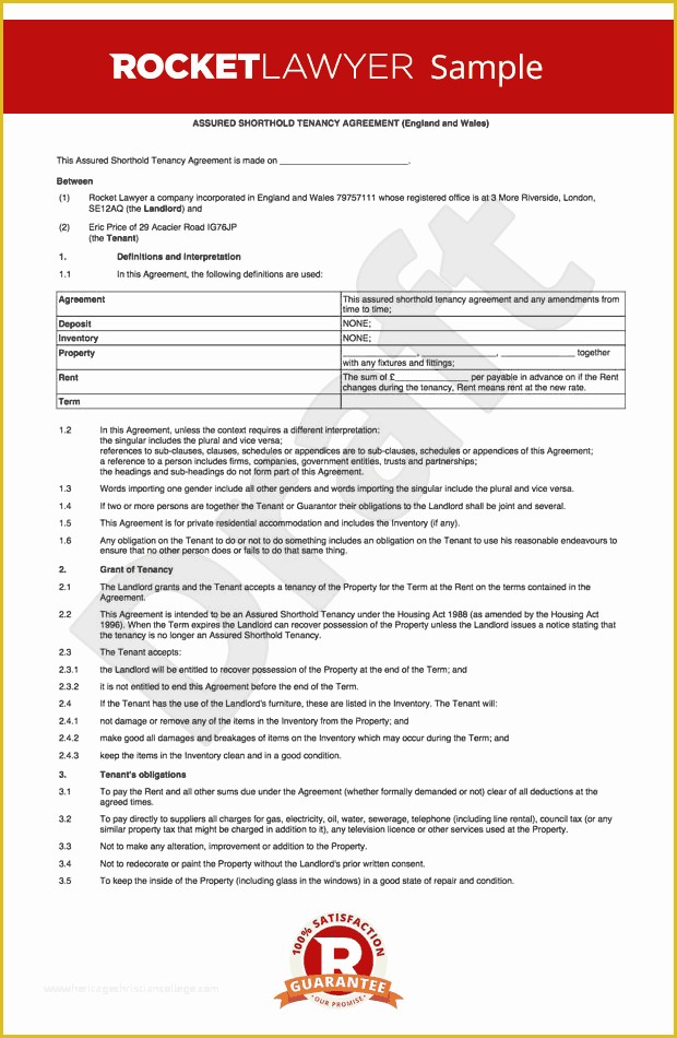 Tenancy Agreement form Template Free Of Tenancy Agreement Template Shorthold Tenancy Agreement Uk