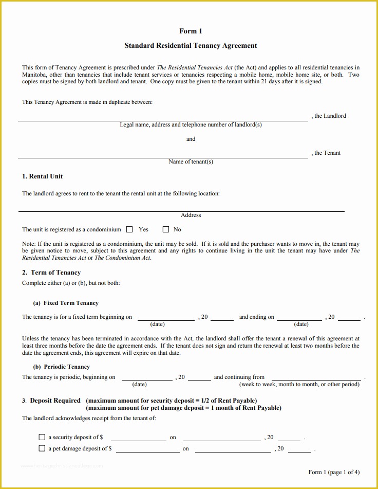 Tenancy Agreement form Template Free Of Tenancy Agreement Templates Free Download Edit Print