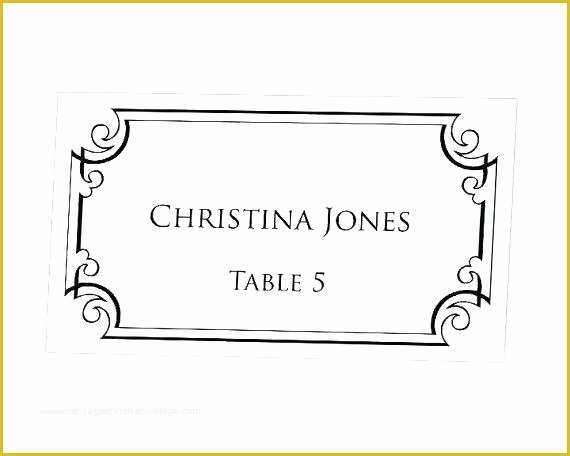Tent Card Template Free Download Of Table Tent Name Card Template Printable Table Tents Table