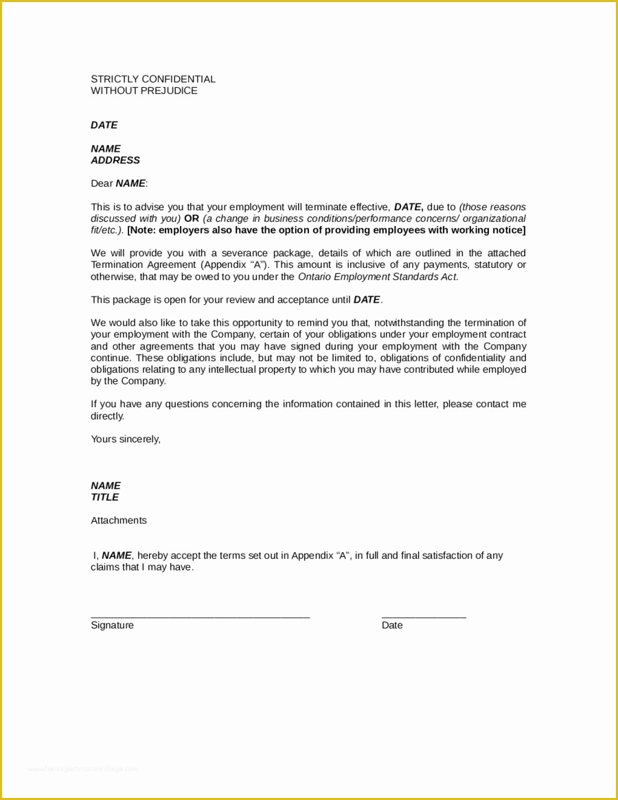 Termination Letter Template Free Of 2019 Termination Letter Templates Fillable Printable