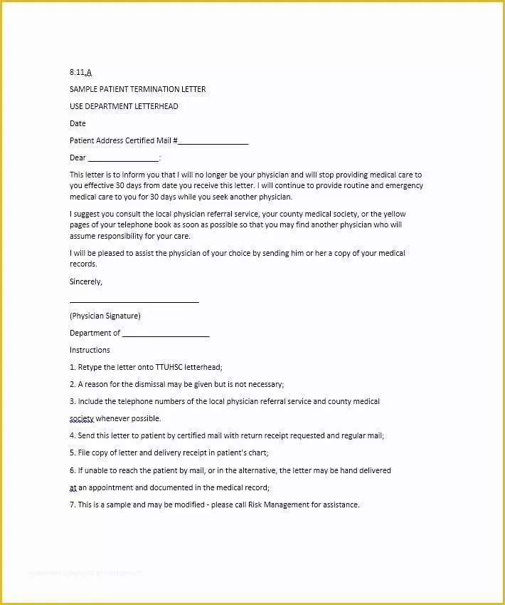 Termination Letter Template Free Of 35 Perfect Termination Letter Samples [lease Employee