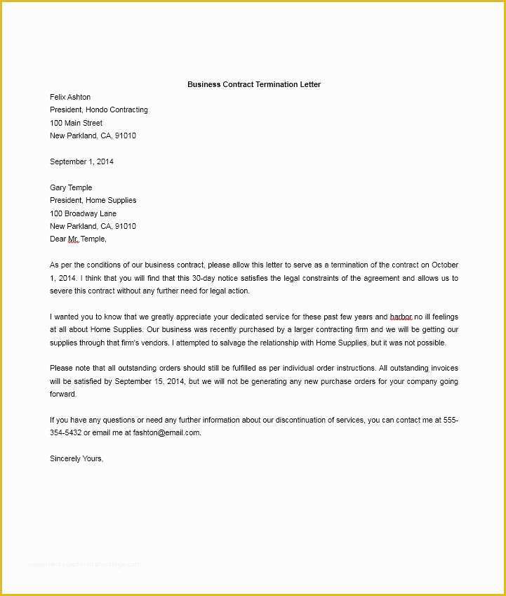 Termination Letter Template Free Of 35 Perfect Termination Letter Samples [lease Employee