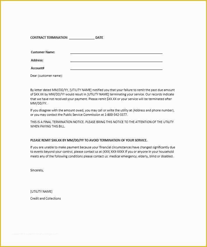 Termination Letter Template Free Of 35 Perfect Termination Letter Samples [lease Employee