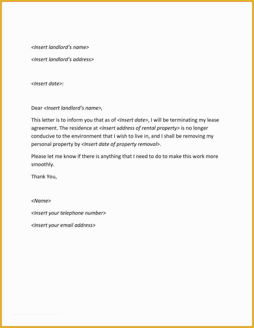 Termination Letter Template Free Of Tenancy Termination Notice Template Uk Letter Sample Free