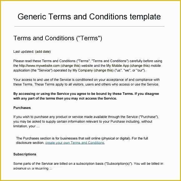 Terms Of Use Agreement Template Free Of Membership Terms and Conditions Template – Thalmus