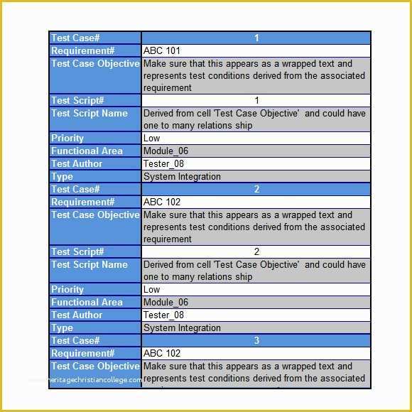 Test Case Template Excel Free Download Of 10 Useful Test Case Templates to Download for Free