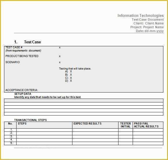 Test Case Template Excel Free Download Of 10 Useful Test Case Templates to Download for Free