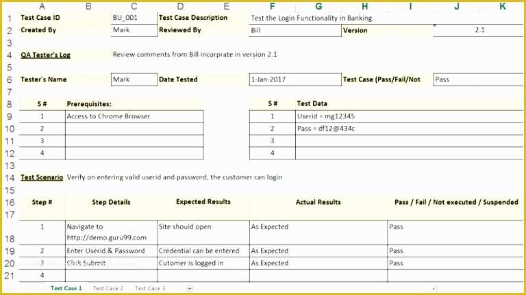 Test Case Template Excel Free Download Of 12 Test Cases Excel Template Tawxh
