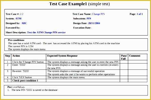Test Case Template Excel Free Download Of 8 Test Script Template Excel Exceltemplates Exceltemplates