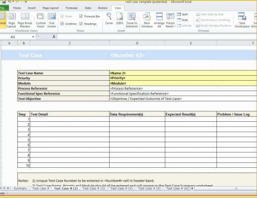 Test Case Template Excel Free Download Of Elegant Test Summary Report Excel Template Professional