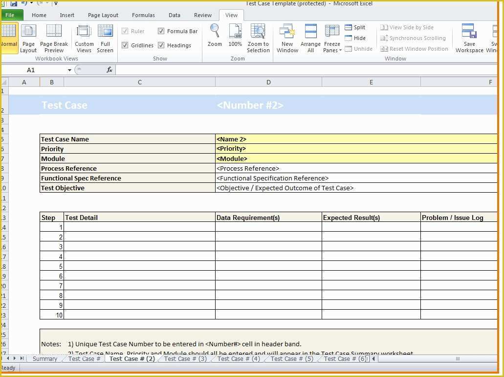 Test Case Template Excel Free Download Of 10 Useful Test Case Templates Test Case Template Excel Free Download Of 10 Useful Test Case Templates