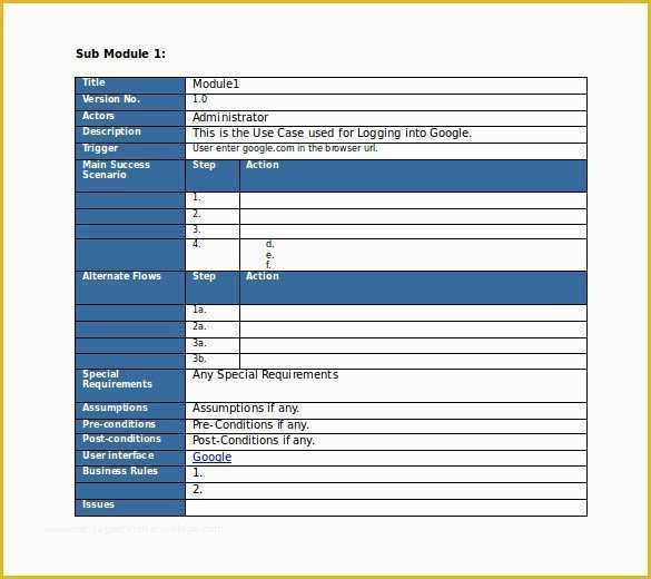 Test Case Template Excel Free Download Of Test Case Template 22 Free Word Excel Pdf Documents