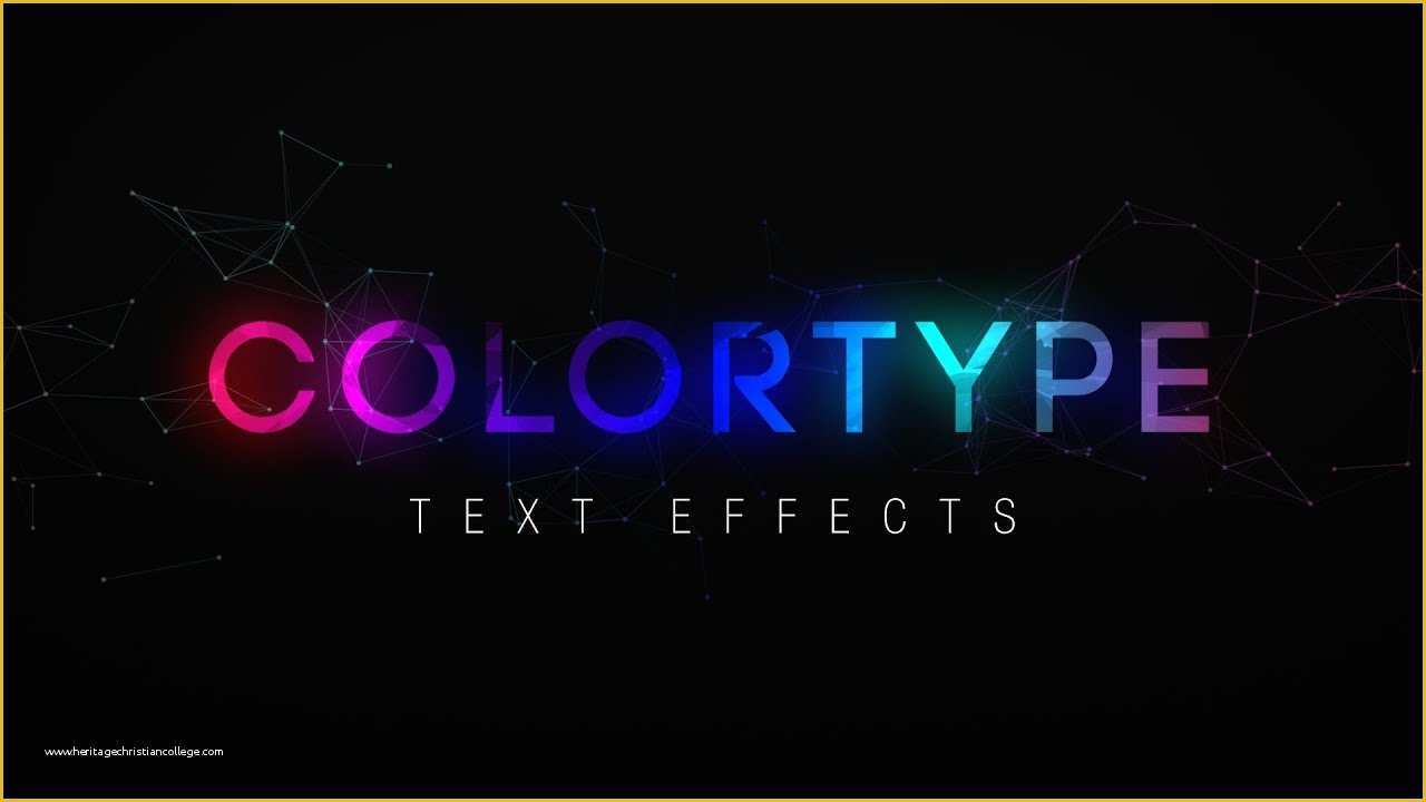 Text Message after Effects Template Free Of Colortype Text Effects – after Effects Template