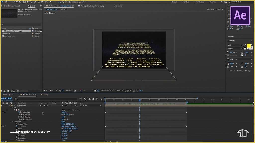 Text Message after Effects Template Free Of Flat Pack Fx Star Wars