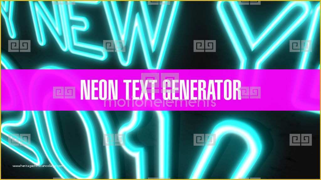 Text Message after Effects Template Free Of Neon Text Generator after