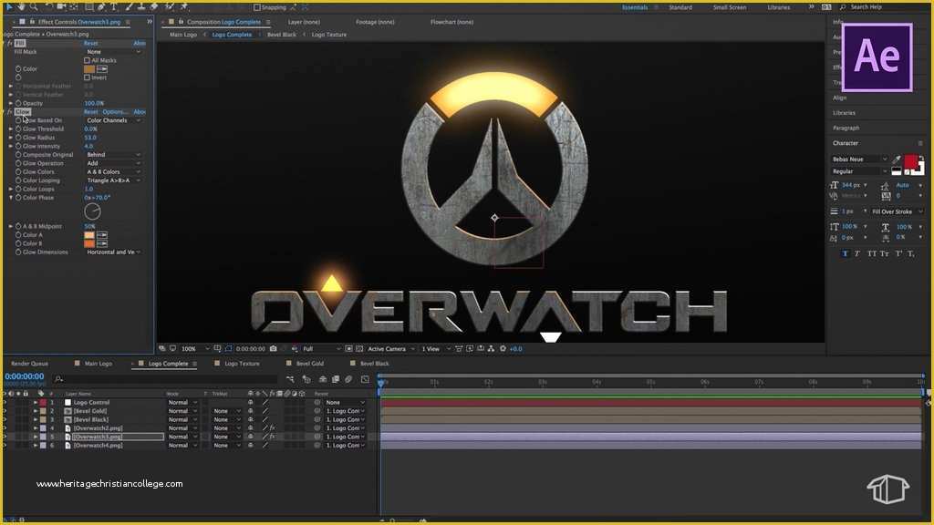 Text Message after Effects Template Free Of Overwatch Logo after Effects Template