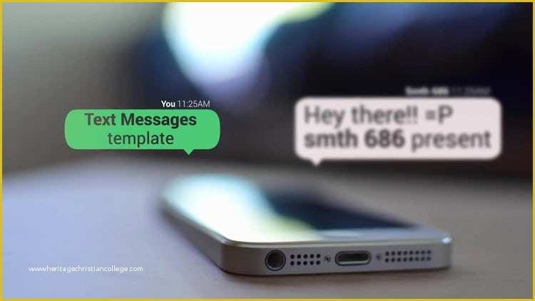 Text Message after Effects Template Free Of Text Messages after Effects Templates