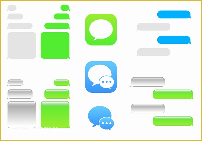 Text Message Templates Free Of Free Imessage Vector Download Free Vector Art Stock
