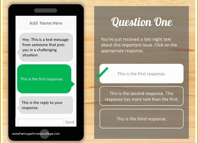 Text Message Templates Free Of How to Create This Text Message Scenario Quiz Template In